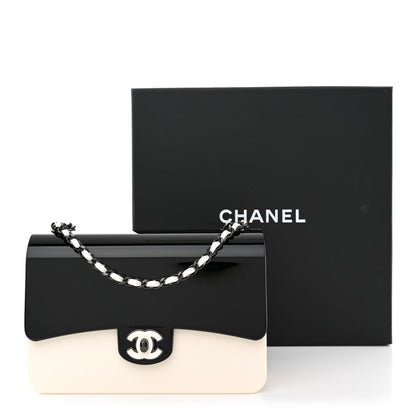 Chanel Plexiglass Plexi Coco Bag Black White 11 of 11