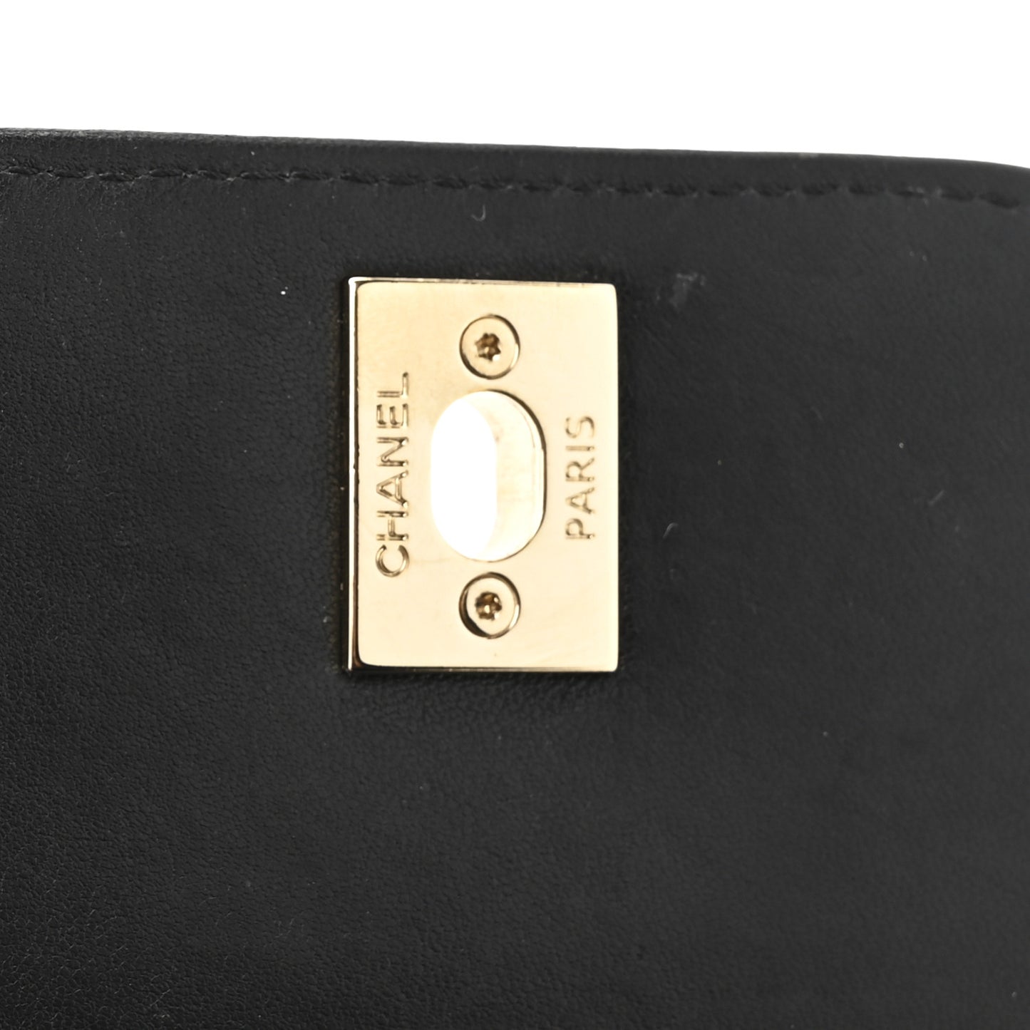 Lambskin Quilted Mini Trendy CC Chain Wallet Black