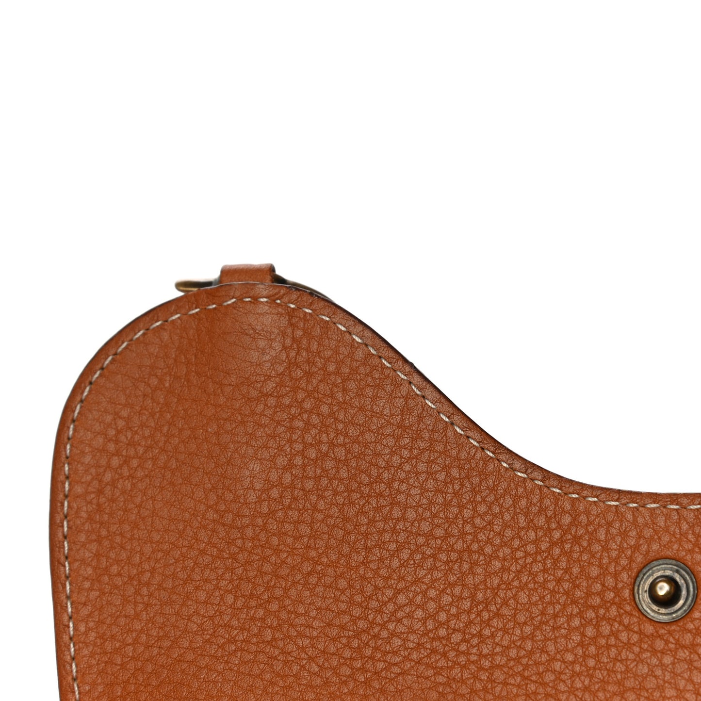 Calfskin Saddle Wallet Brown