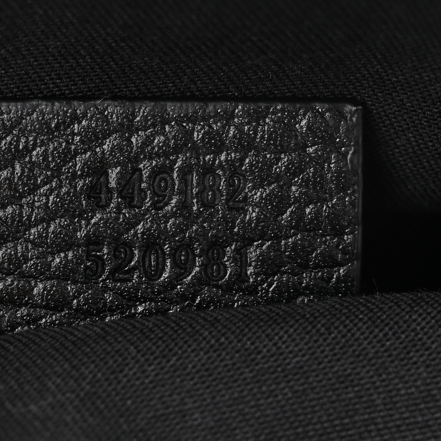 Gucci Nylon Monogram Fanny Pack Belt Bag Black 7 of 10