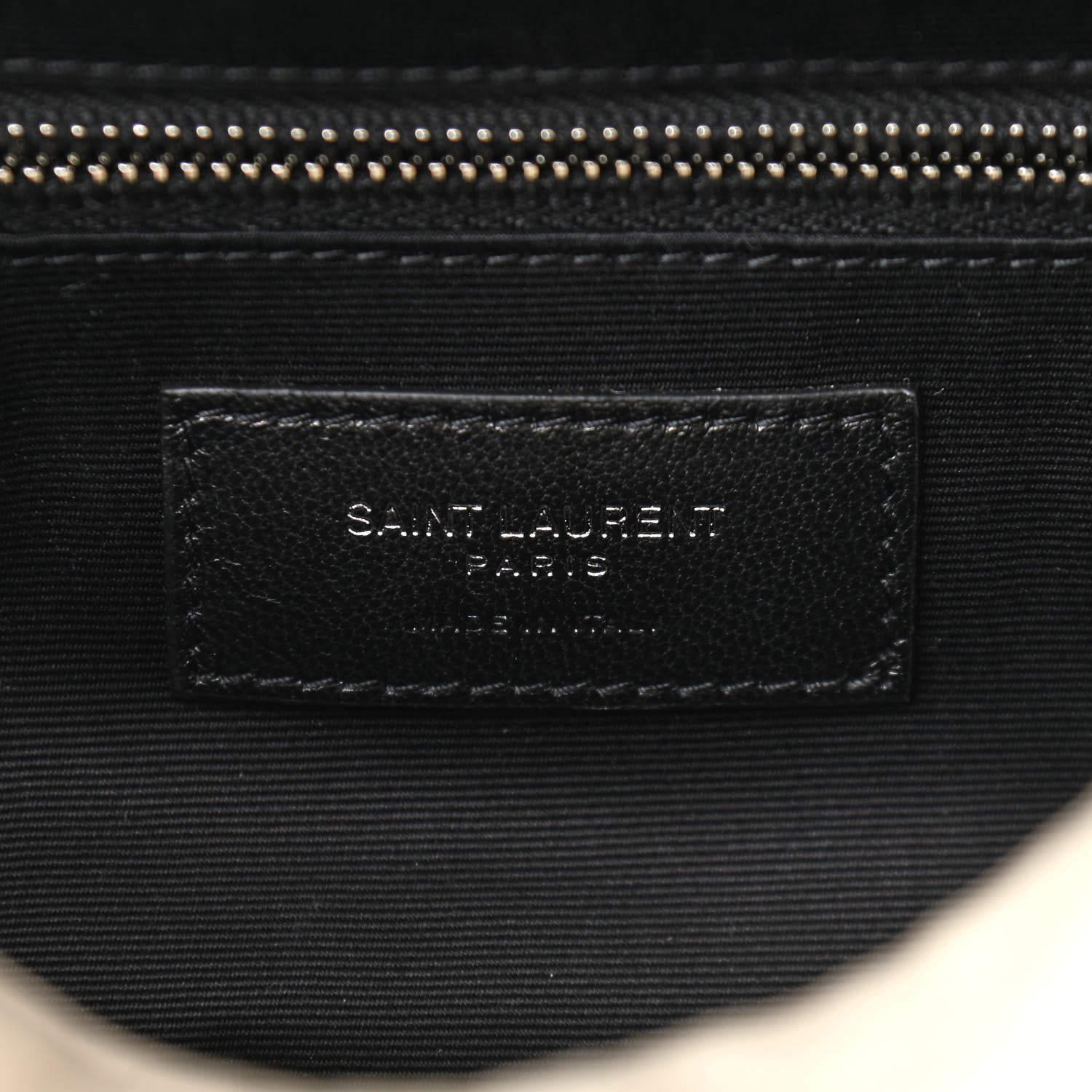 Saint Laurent Calfskin Y Quilted Monogram Small Loulou Bowling Bag Ivory 5 of 9