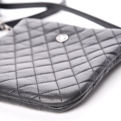 Chanel Lambskin Quilted Crossbody Bag Black 6 of 12