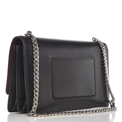 Celine Smooth Calfskin Medium Case Chain Flap Black 3 of 10