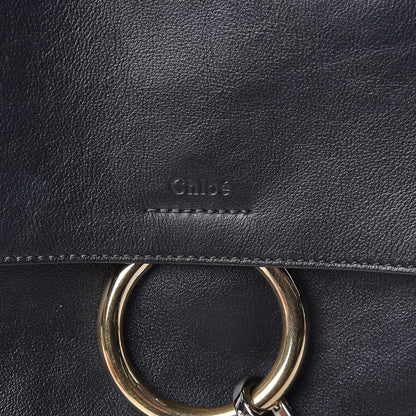 Chloe Calfskin Small Faye Day Shoulder Bag Black 10 of 10