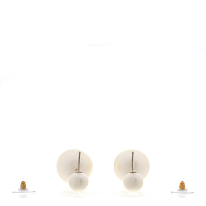 Chanel Pearl CC Chain Drop Earrings Gold 3 of 5