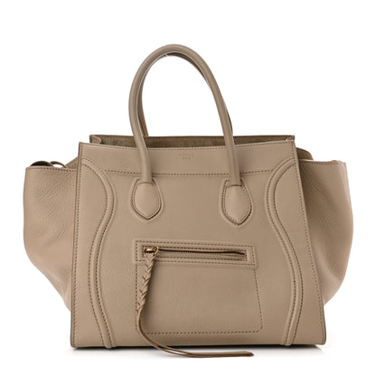 Celine Grained Calfskin Medium Phantom Luggage Taupe 1 of 10