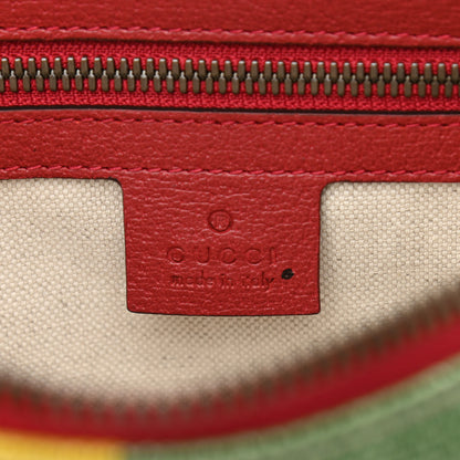 Gucci Canvas Marley Stripe Script Logo Gucci 80 32 Belt Bag Multicolor 7 of 11