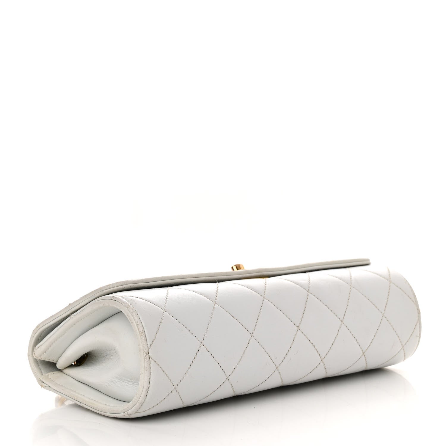 Chanel Lambskin Quilted Single Flap White 4 of 15