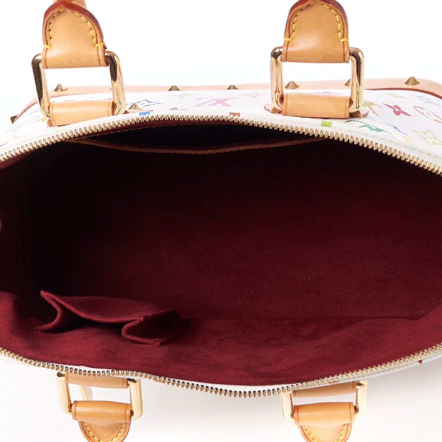 Louis Vuitton Monogram Multicolor Alma White 4 of 8