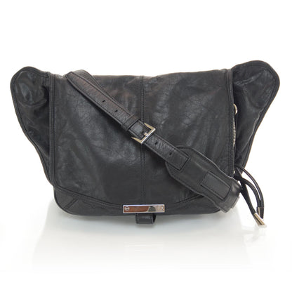 Alexander Wang Leather Iris Messenger Bag Black 1 of 6