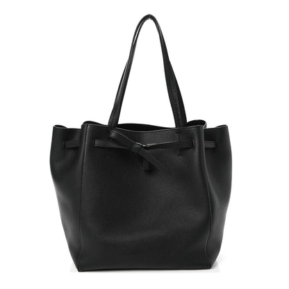 Celine Soft Grained Calfskin Small Belt Cabas Phantom Black 1 of 9