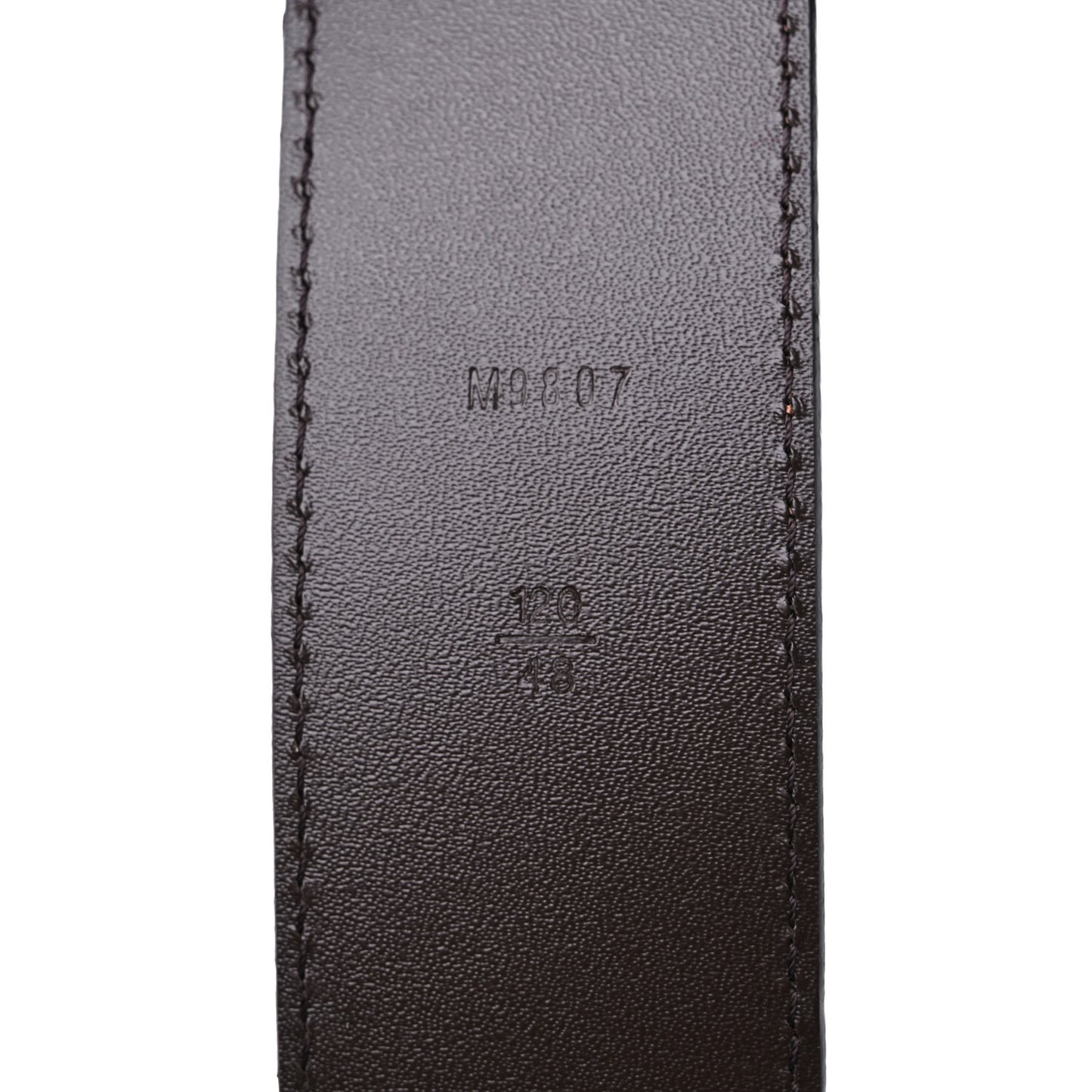 Damier Ebene 40mm LV Initiales Belt 120 48