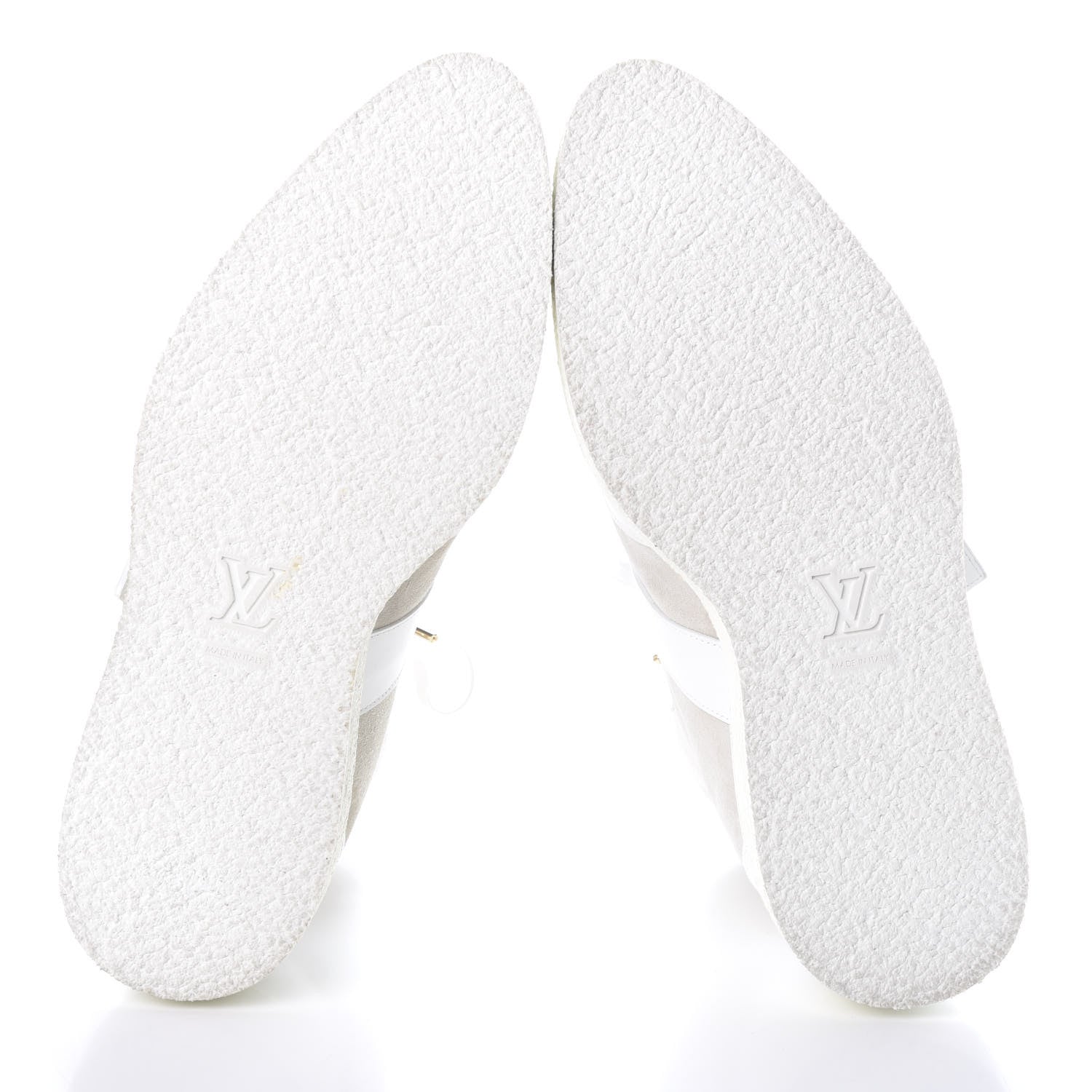 Louis Vuitton Calfskin Suede Mens Creeper Ankle Boot 10.5 White 7 of 7