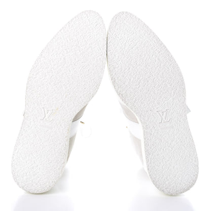 Louis Vuitton Calfskin Suede Mens Creeper Ankle Boot 10.5 White 7 of 7