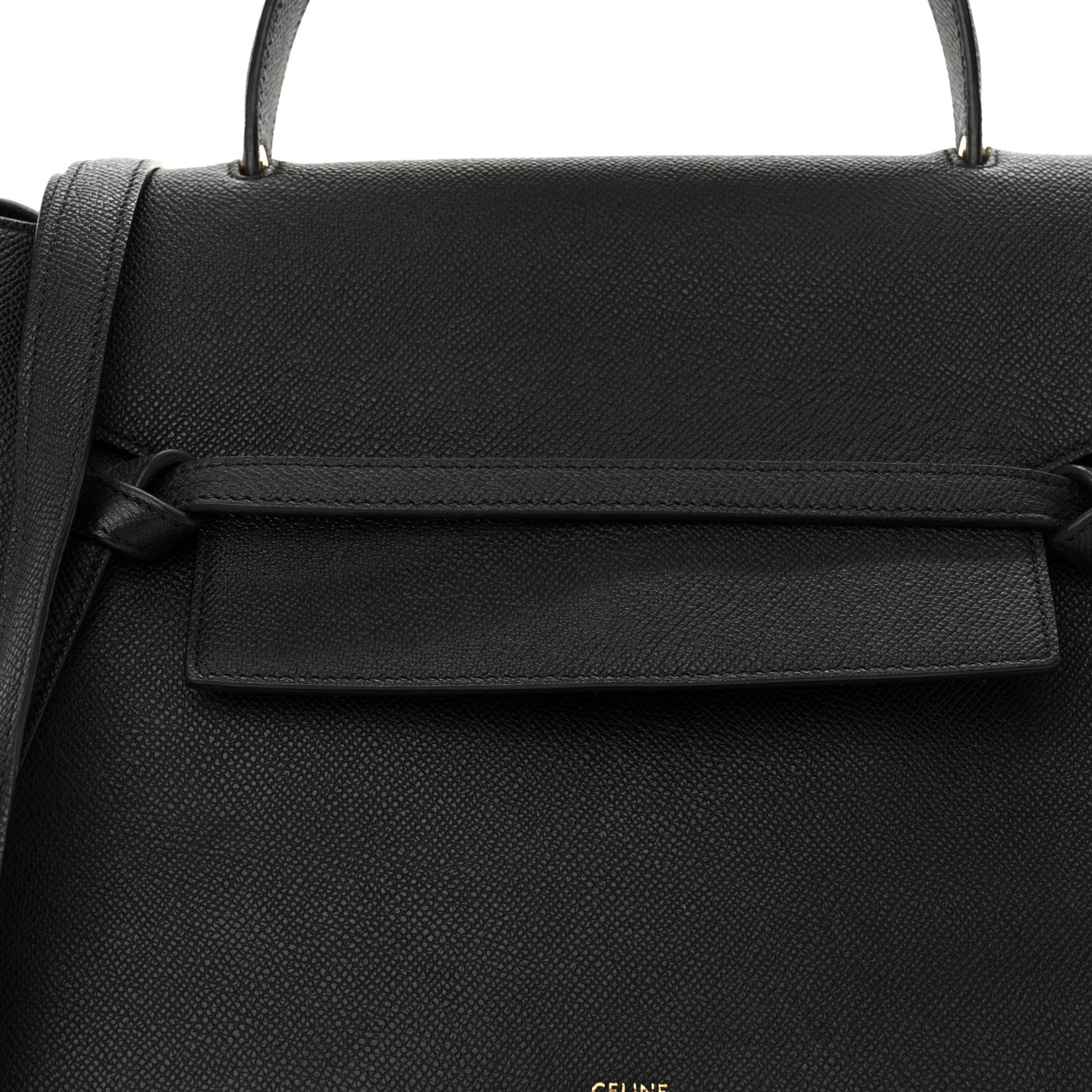 Celine Grained Calfskin Mini Belt Bag Black 8 of 13