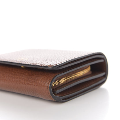 Mulberry Small Classic Grain Small Continental French Purse Wallet Oak 7 of 11
