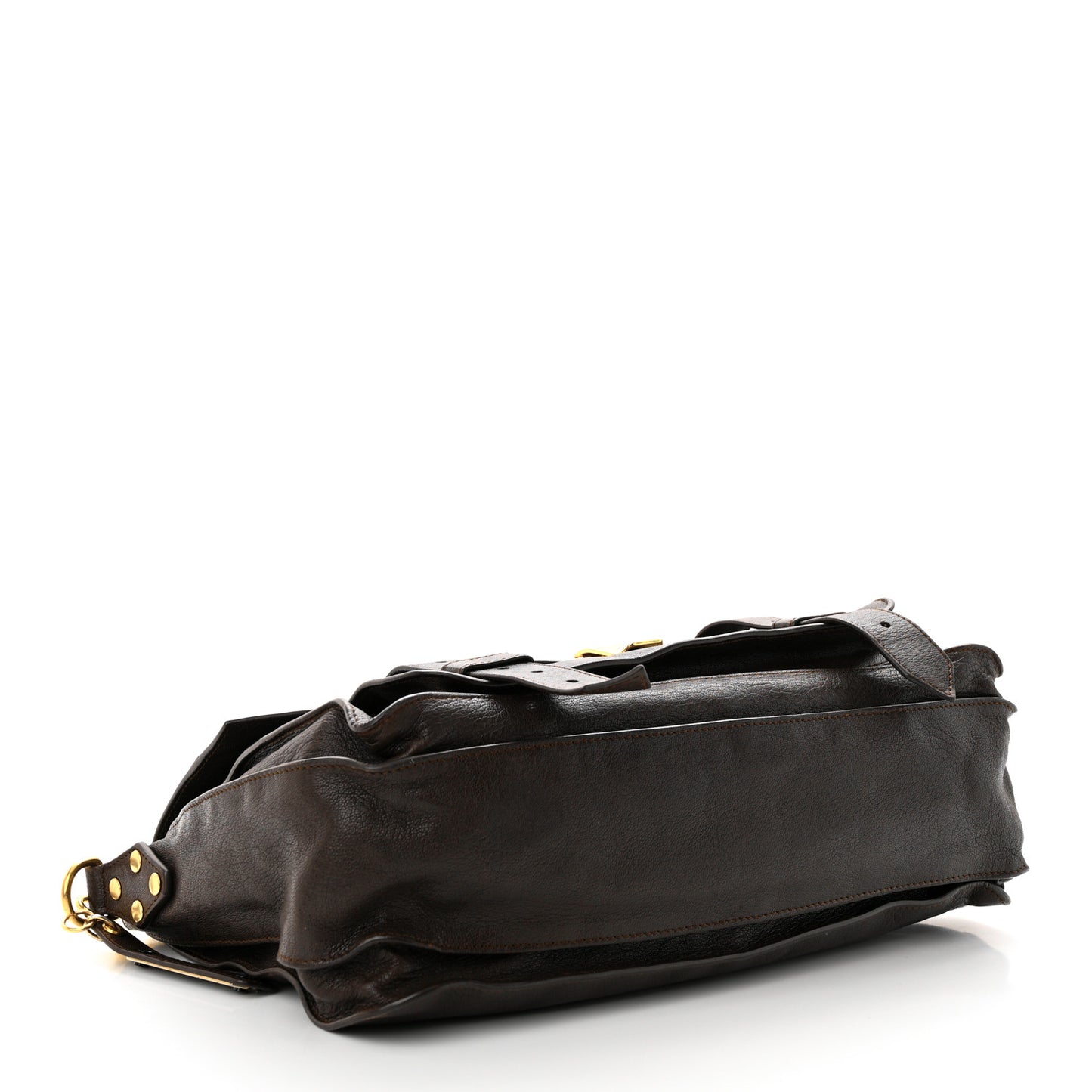 Lambskin Medium PS1 Satchel Dark Chocolate