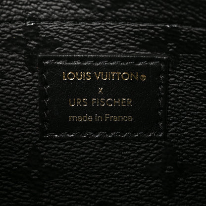 Louis Vuitton X UF Tufted Monogram Pochette Accessories Black Red 7 of 10