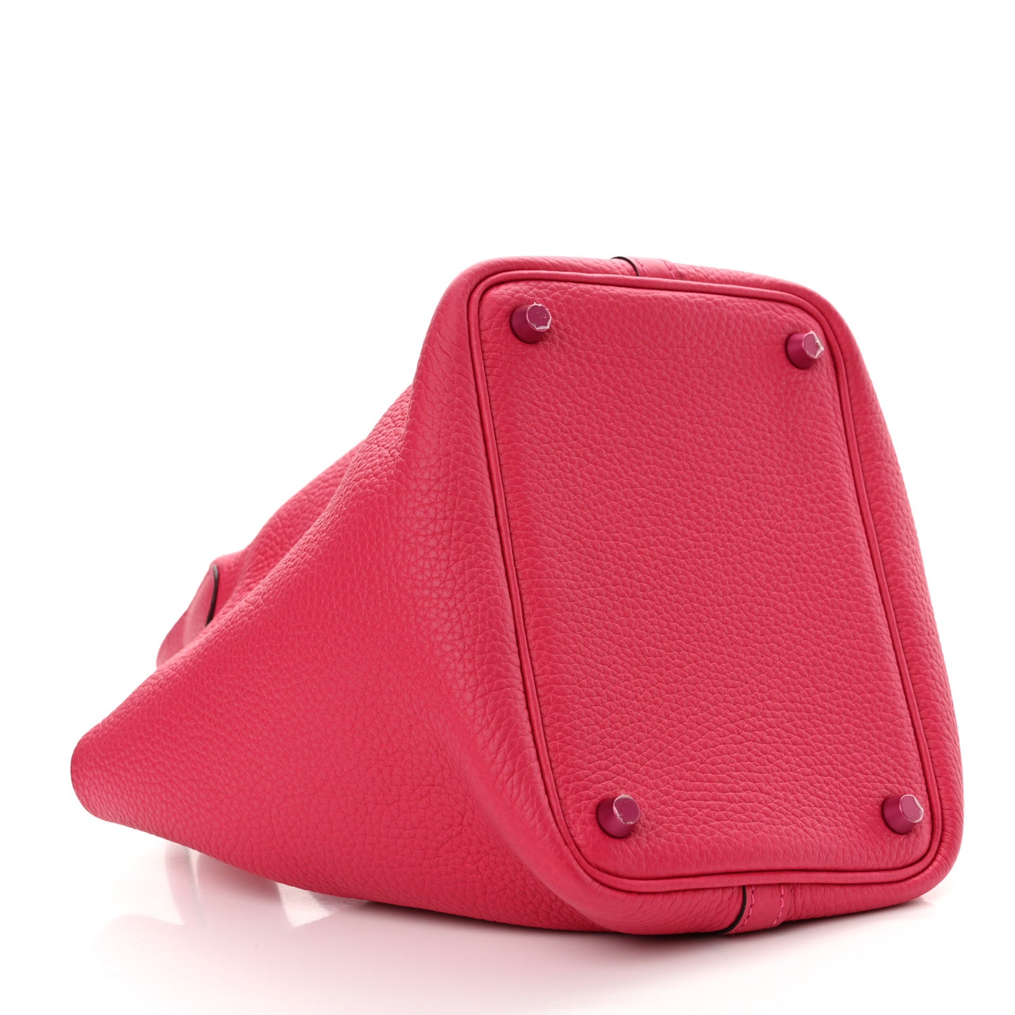 Taurillon Clemence Monochrome Picotin Lock 18 PM Rose Mexico