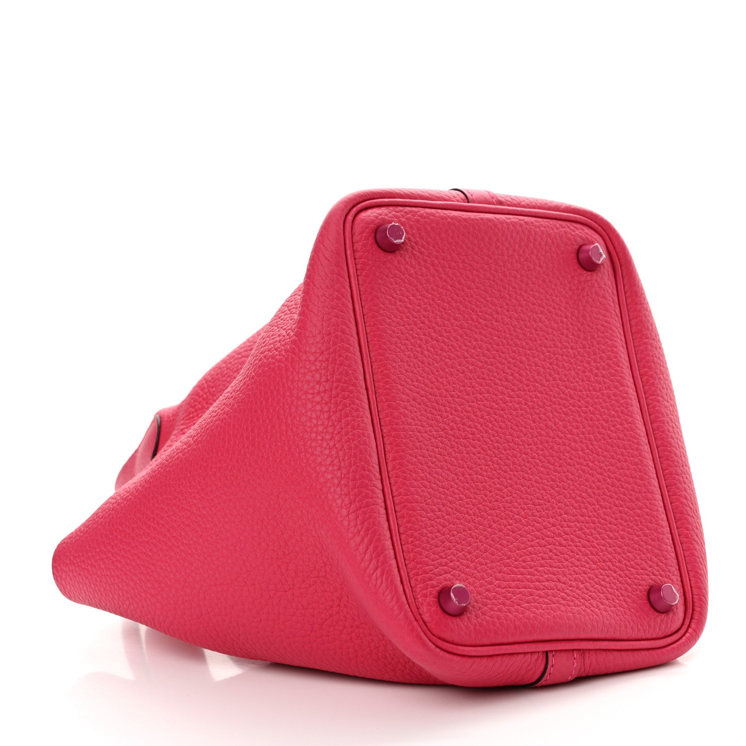 Hermes Taurillon Clemence Monochrome Picotin Lock 18 PM Rose Mexico 4 of 11