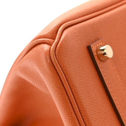 Hermes Epsom Birkin 35 Orange 11 of 13