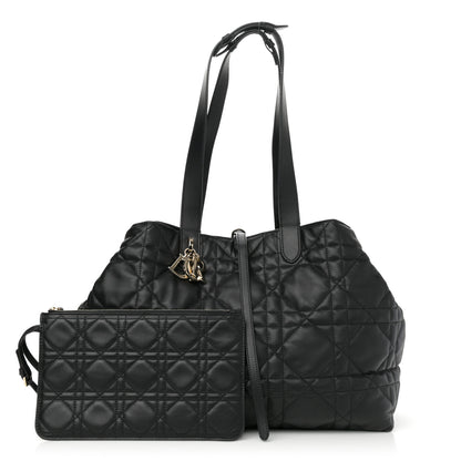 Christian Dior Calfskin Macrocannage Large Toujours Black 3 of 15
