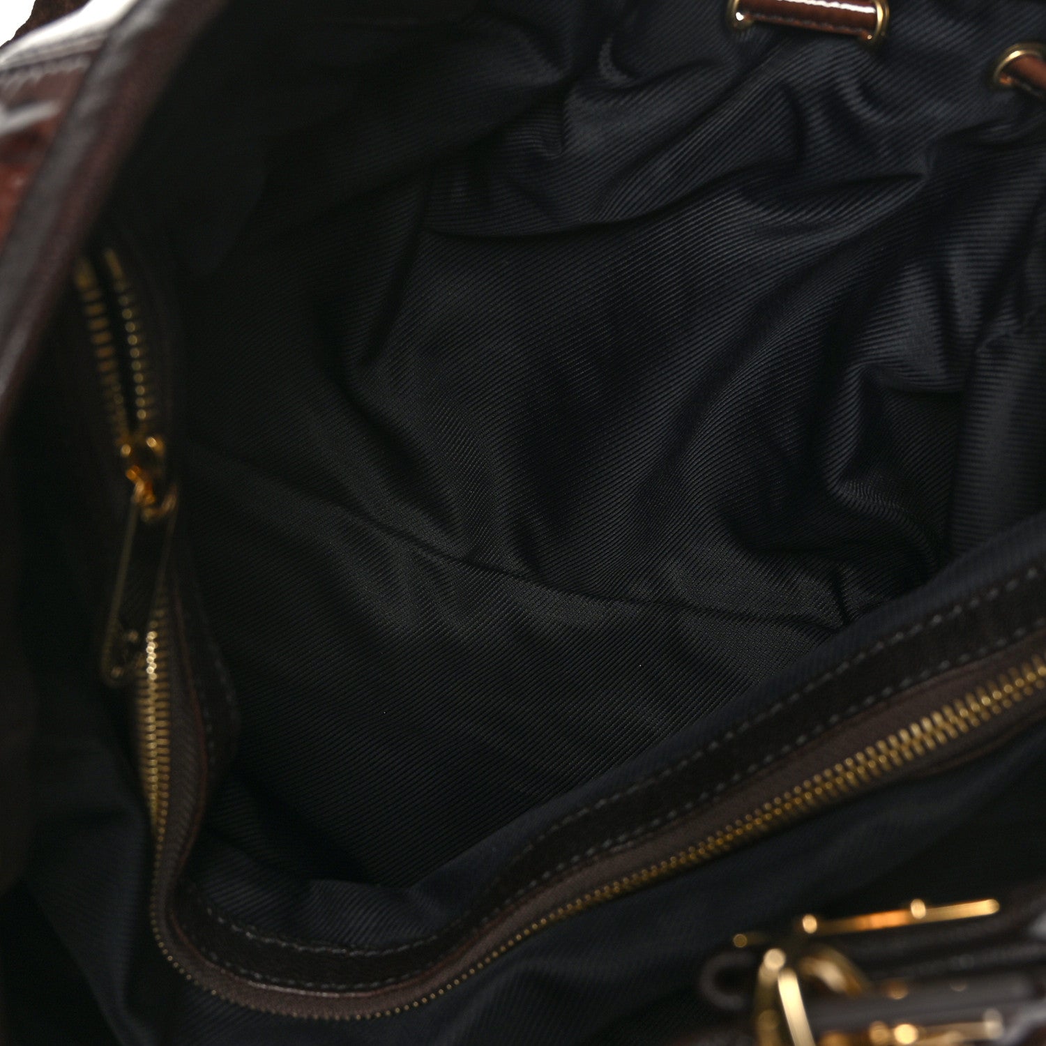 Louis Vuitton Suede Patent Monogram Irene Espresso 5 of 10