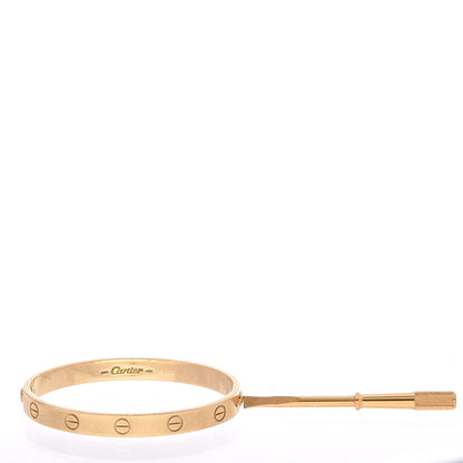 Cartier 18K Yellow Gold LOVE Bracelet 16 6 of 7