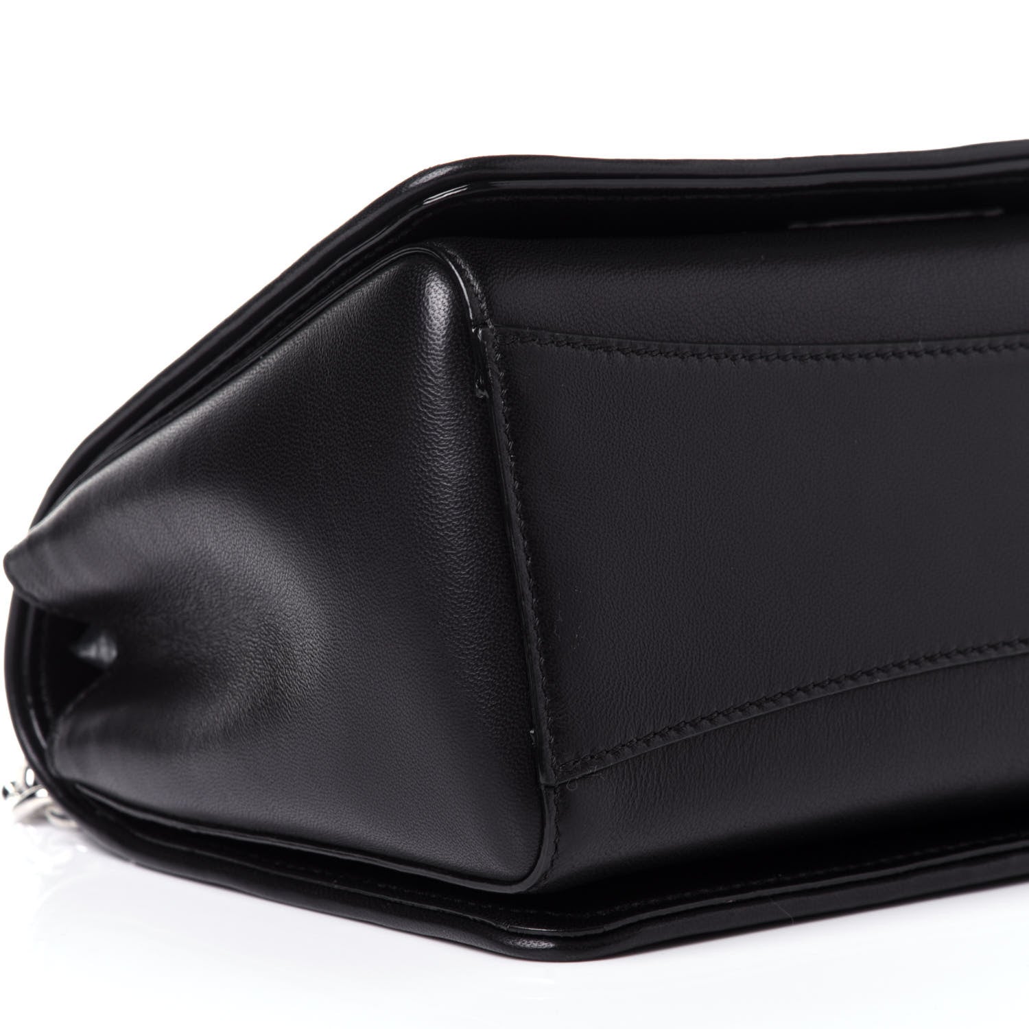 Jimmy Choo Lambskin Small Helia Shoulder Bag Black 8 of 10