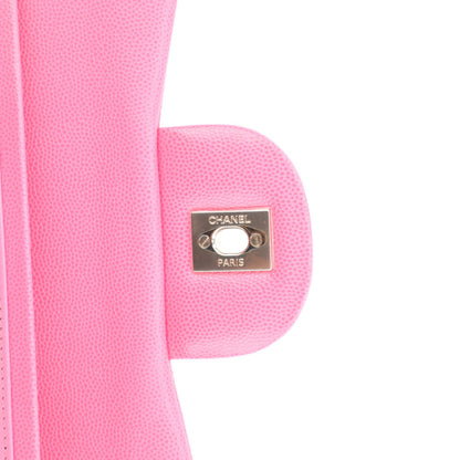 Chanel Caviar Quilted Jumbo Double Flap Pink 7 of 11