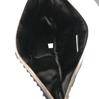 Prada Satin Crystal Triangle Pouch Cristal 5 of 14