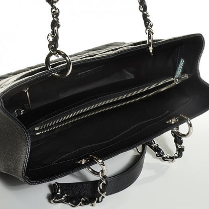 Chanel Caviar Quilted Grand Shopping Tote GST Black 5 of 14