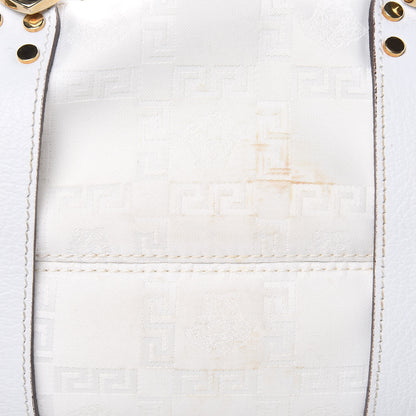Versace Satin Chain Satchel White 8 of 16