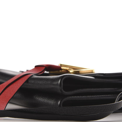 Valentino Garavani Smooth Calfskin Small VRing Crossbody Bag Black 8 of 9