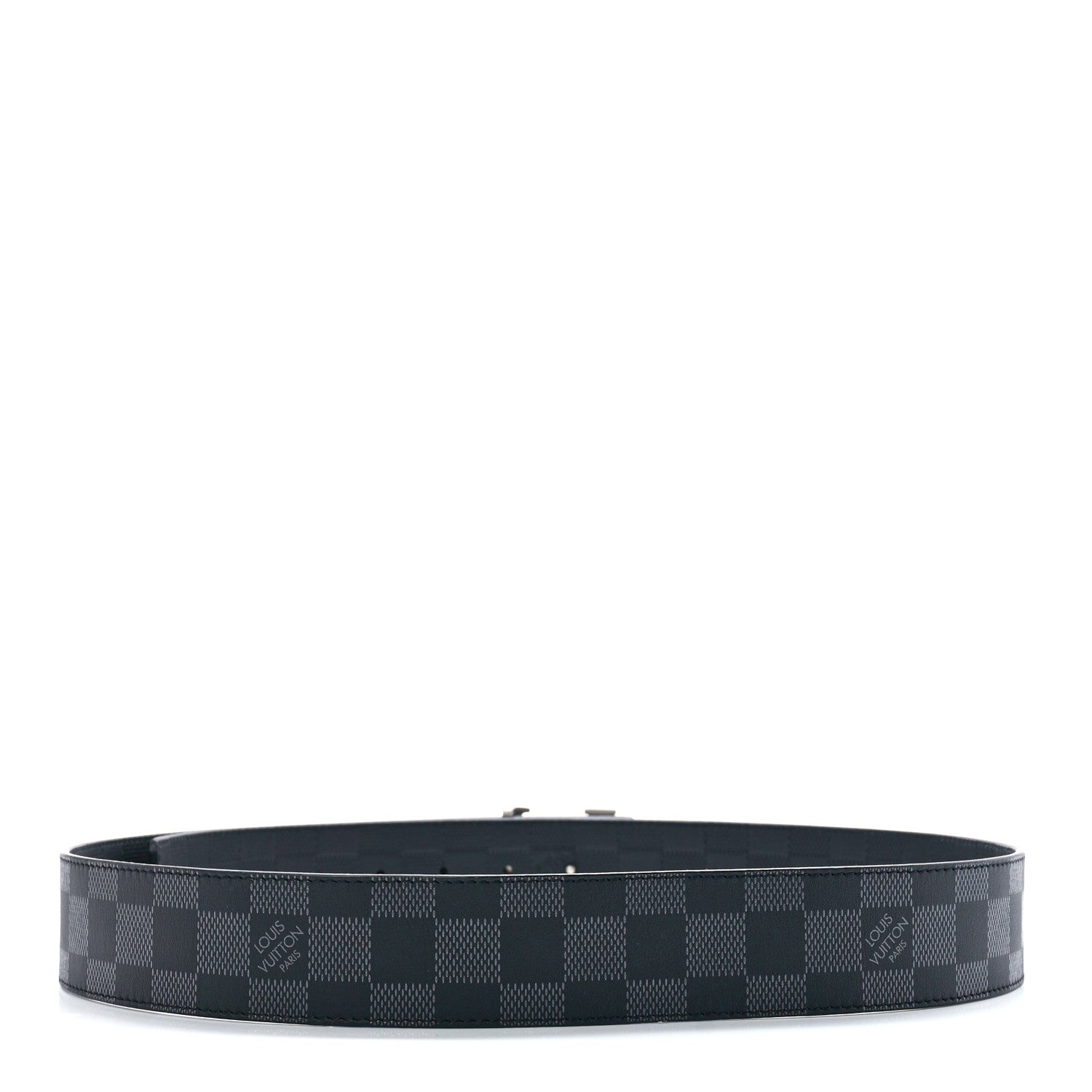 Louis Vuitton Damier Graphite Damier Infini 40mm LV Initiales Reversible Belt 95 38 2 of 5