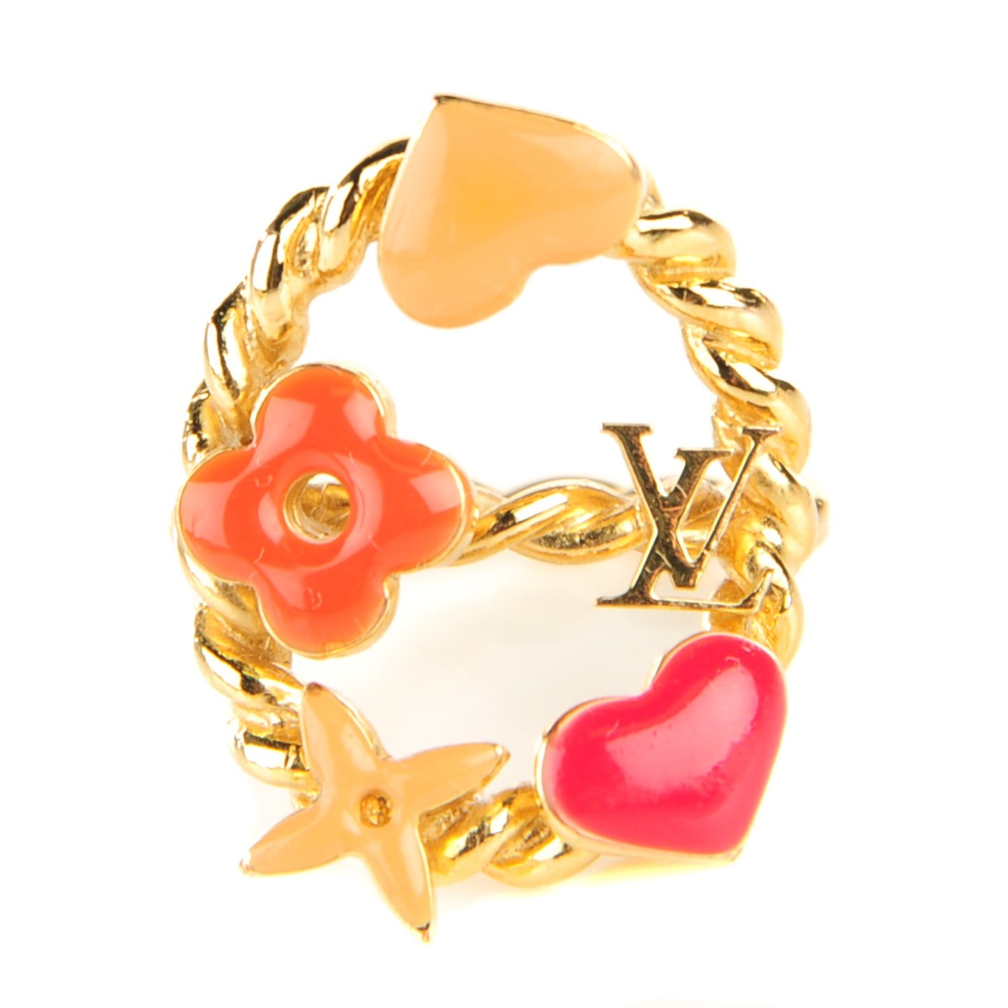 Sweet Monogram Coeurs Ring 50 5.25