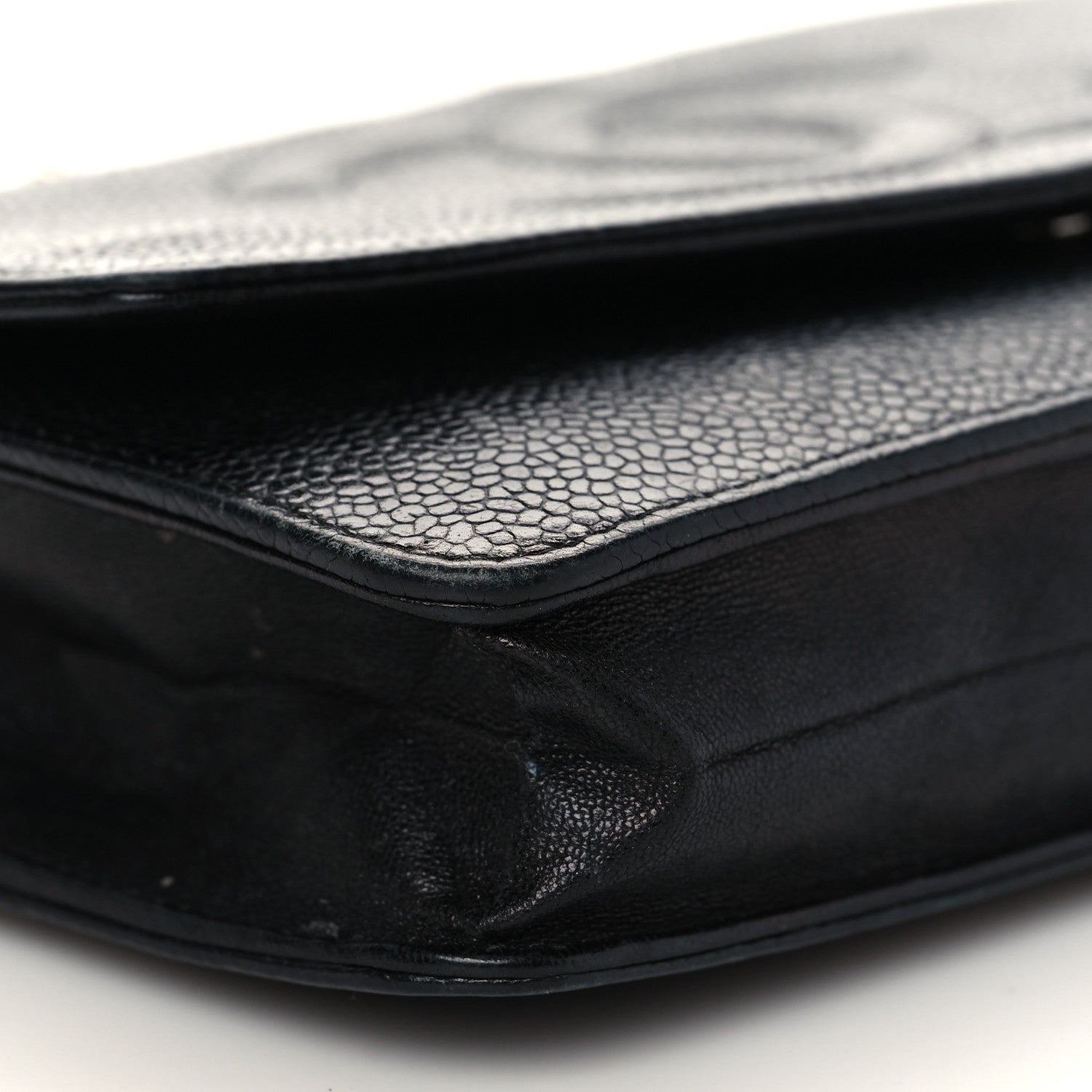 Chanel Caviar Timeless CC Wallet On Chain WOC Black 8 of 11