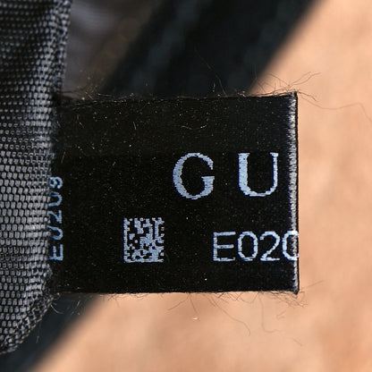Gucci Calfskin Kingsnake Print Duffle Black 8 of 11