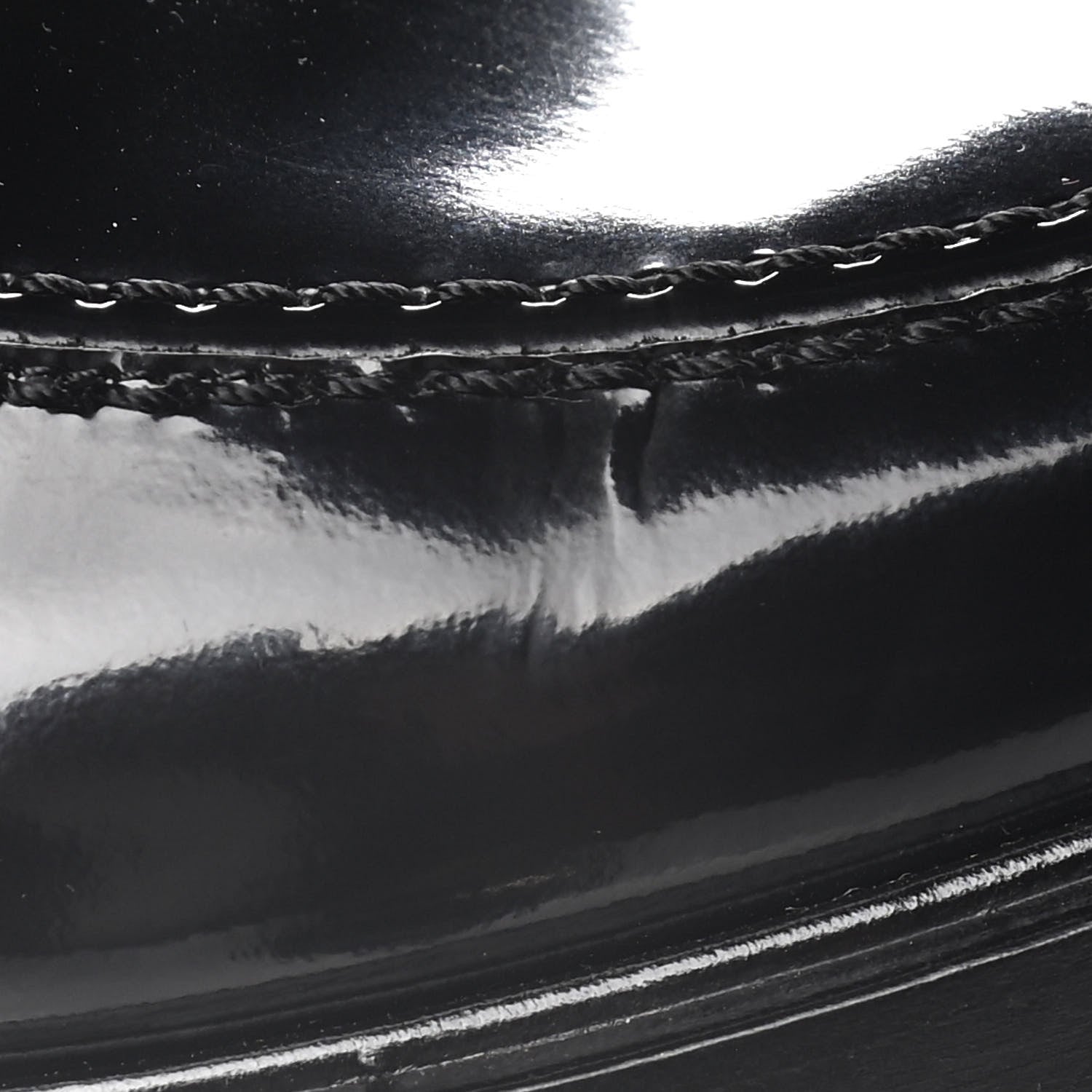 Chanel Shiny Calfskin Logo Loafers 40.5 Black 15 of 16
