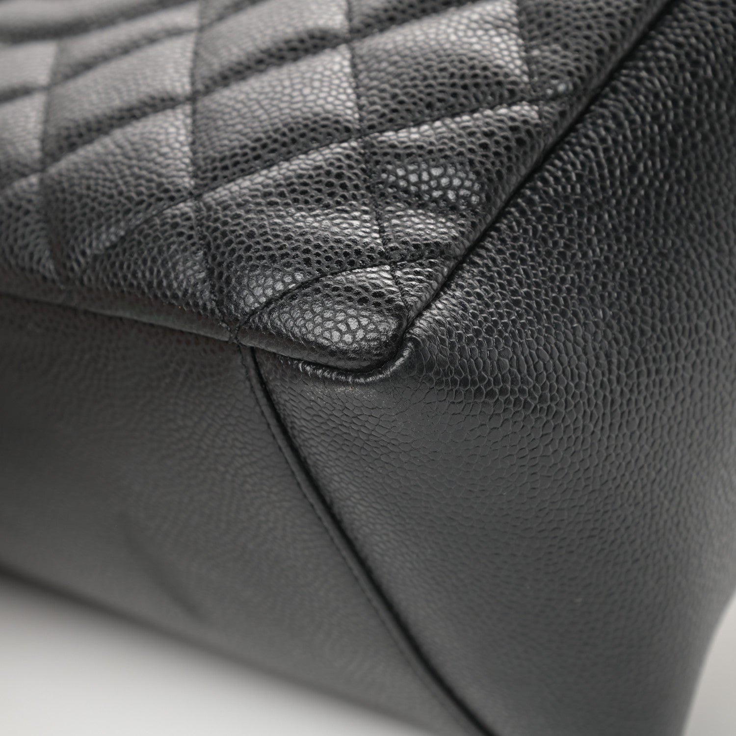 Chanel Caviar Quilted Grand Shopping Tote GST Black 10 of 13