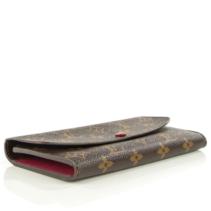 Louis Vuitton Monogram Emilie Wallet Fuchsia 4 of 8