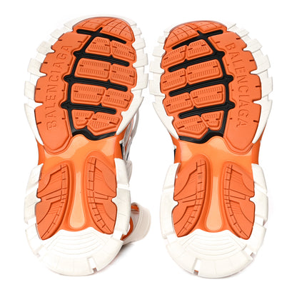 Balenciaga Neoprene Rubber Mens Track Sandals 45 White Orange 6 of 14