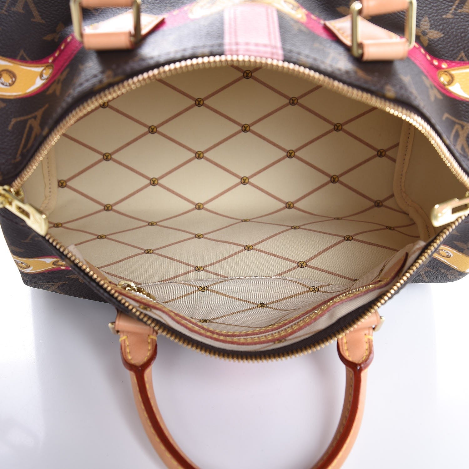Louis Vuitton Monogram Summer Trunks Speedy Bandouliere 30 5 of 7