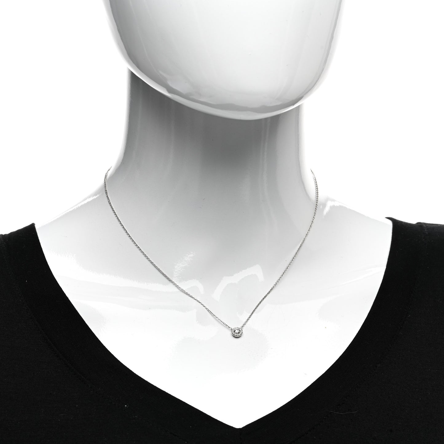 Platinum Diamond .22ct Soleste Pendant Necklace