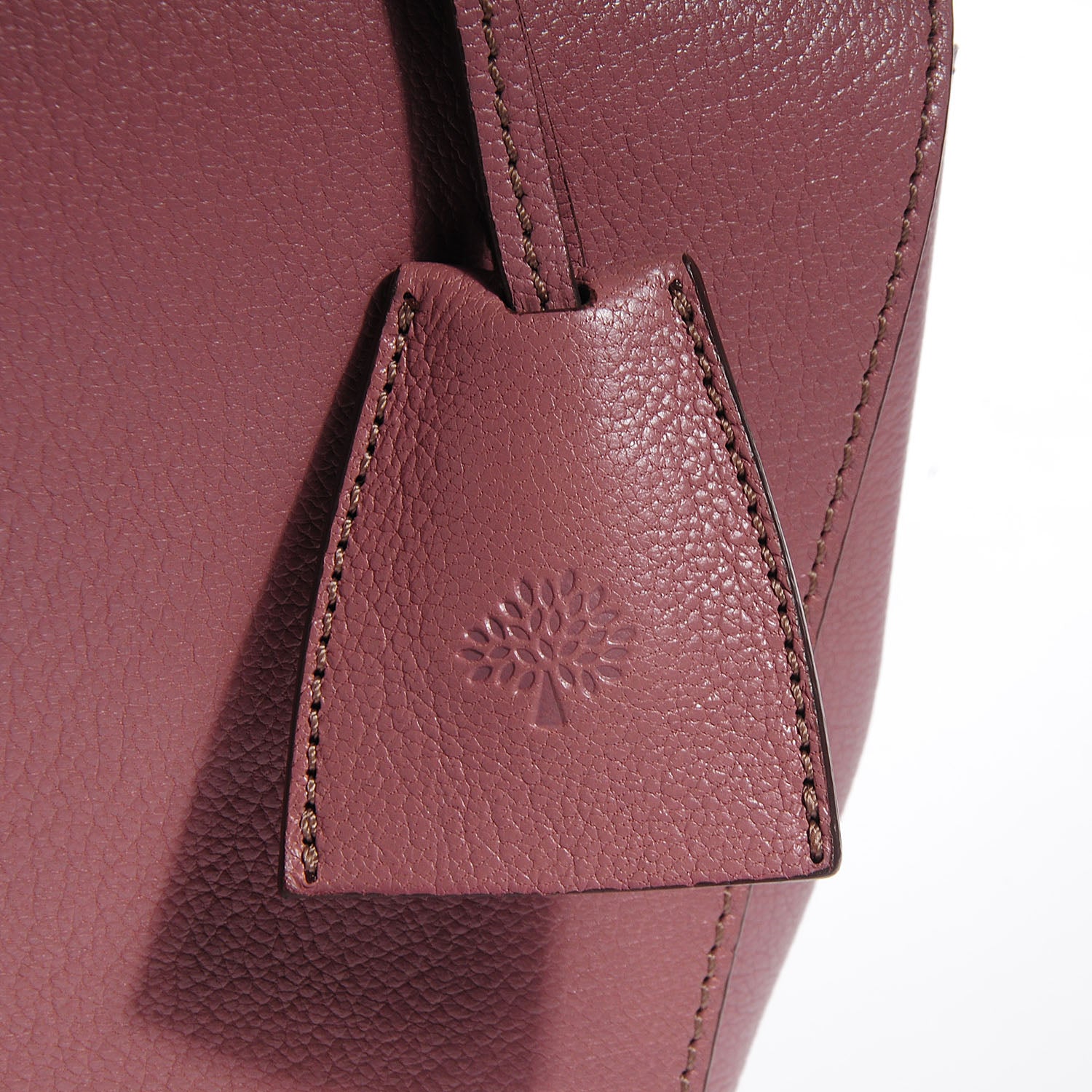 Mulberry Glossy Goat Medium Lily Flap Dark Blush 10 of 13