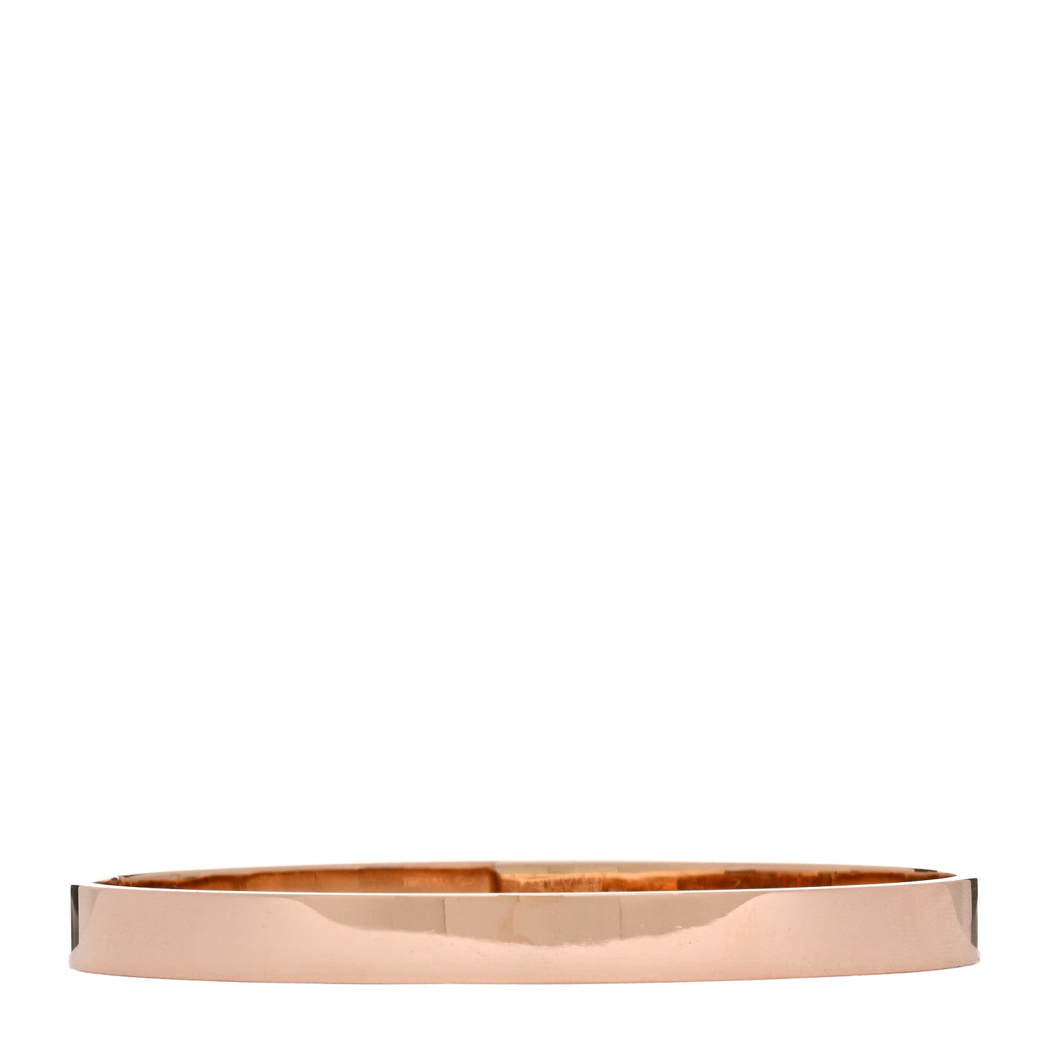 Hermes 18K Rose Gold Diamond PM Kelly Pave Bracelet SH 3 of 4