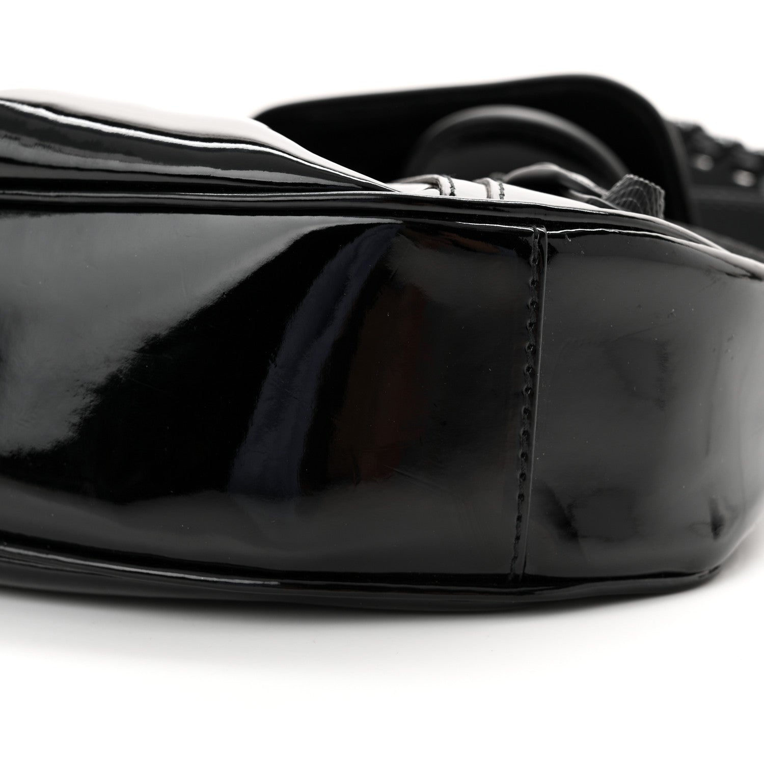 Balenciaga Patent Arena Small Le Cagole Shoulder Bag Black 10 of 12