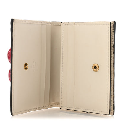 Gucci Guccissima Cherries Card Case Wallet White 5 of 11