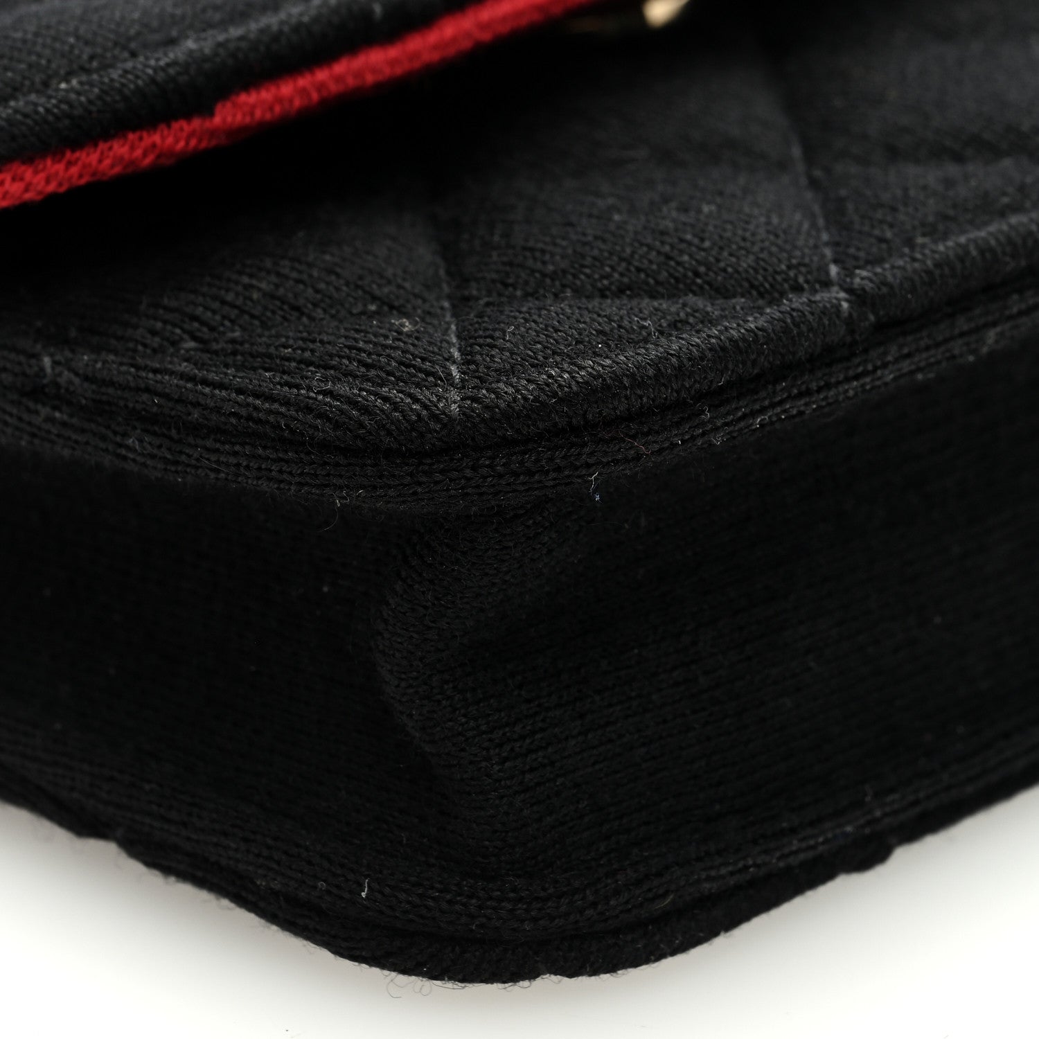 Chanel Jersey Quilted Micro Mini Flap Black 9 of 10