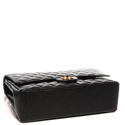 Chanel Caviar Quilted Maxi Double Flap Black 4 of 8